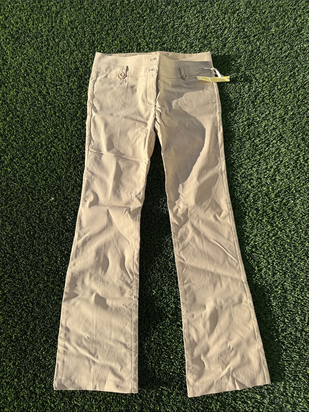 Women’s khaki flair low rise pants